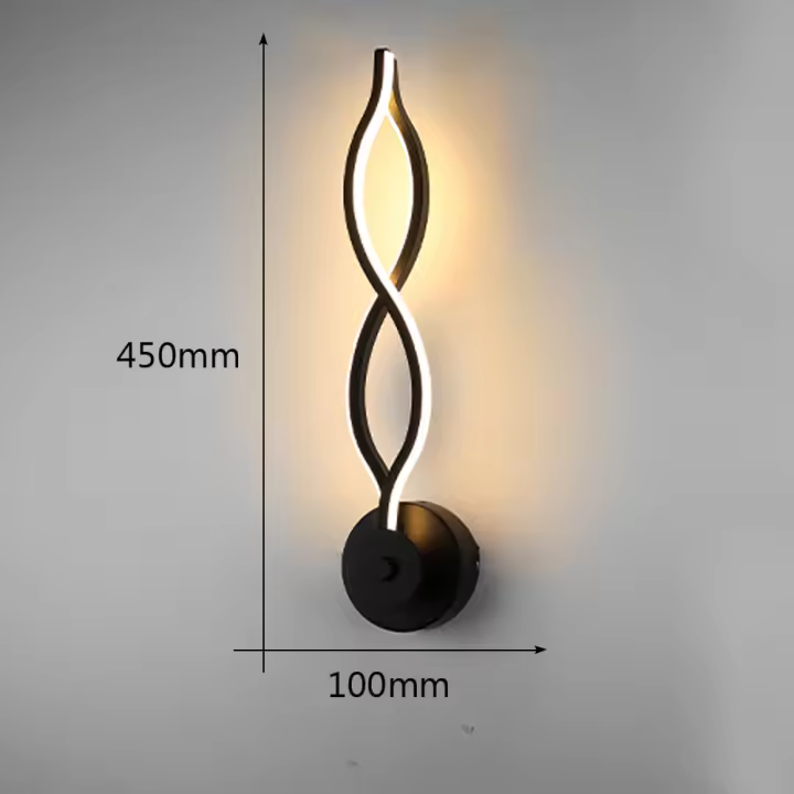 YNL Lámparas de Pared LED Nórdicas Modernas Sconce de Dormitorio Iluminación para Baño Comedor - 1