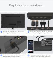 Caja de Sincronización HDMI 2.0 Inteligente Kit de Iluminación de Fondo LED para Televisión - details 13