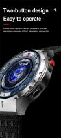 Reloj inteligente deportivo para hombre, con NFC, monitor de frecuencia cardíaca, aleación, AMOLED, 1 GB, notificaciones de WhatsApp. - details 5