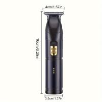 Afeitadora de barba profesional para hombres, máquina de corte de pelo, recortadora de precisión, recortadora de pelo inalámbrica, recortadora de hoja en T de espacio cero - details 4