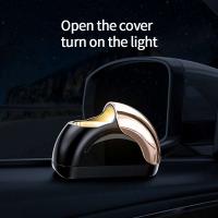 Cenicero LED para Coche de Alta Gama A Prueba de Viento, No se Cae, Diseño de Deslizamiento Lateral Único para Interior - details 0
