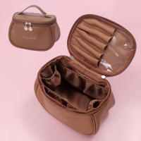 Bolsa de maquillaje, organizador de cosméticos con múltiples compartimentos para mujeres y niñas, artículos esenciales - details 1