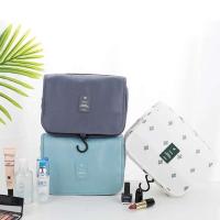 Bolsa de Almacenamiento de Maquillaje de Viaje Impermeable Organizador de Cosméticos de Nylon con Gancho Bolsa de Higiene Personal de Alto Diseño - details 11