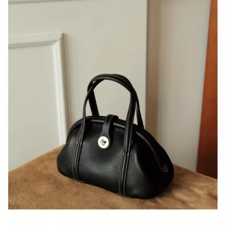 Bolso Cruzado de Moda de Alta Gama Diseño Nicho de Dumpling Cierre con Hebilla Lining de Poliéster - 1