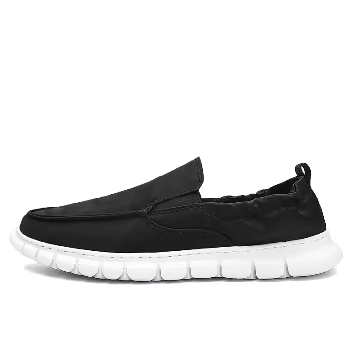 Zapatos de tela viejos de Beijing de un pedal transpirables para hombres zapatos de hombre de tela paraguas. - 1