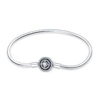 Pulsera de Plata Esterlina 925 Encanto de Mariposa Estrellas Luna Cadena de Seguridad - details 66