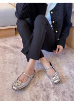 Francés Mary Jane cabeza cuadrada aumento de altura interior solo zapatos de las mujeres nova moda banquete medio arrastre zapatos de las mujeres - details 14