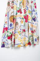 TRAFZA-Conjunto de 2 piezas para mujer, minitop con tirantes y botones estampados, sin mangas, Espalda descubierta, Falda Midi elegante de cintura alta para playa - details 23