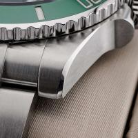 Reloj Automático ROKATIE 40mm NH35 Acero Inoxidable 904L Lujo de Negocios Luminoso Correa de Cuero - details 20