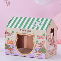 HOOPET-rascador de cartón para gatos, rascador para gatos, tablero para rascar - details 16