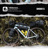 Rhinowalk-bolsa grande para tubo superior de bicicleta, paquete de bicicleta Extra largo resistente al agua para MTB y bicicleta de carretera con longitud de marco de 18 pulgadas o más - details 1