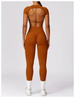 Traje de Yoga de Espalda Descubierta Deportivo para Mujeres Ropa de Fitness de Secado Rápido - details 9
