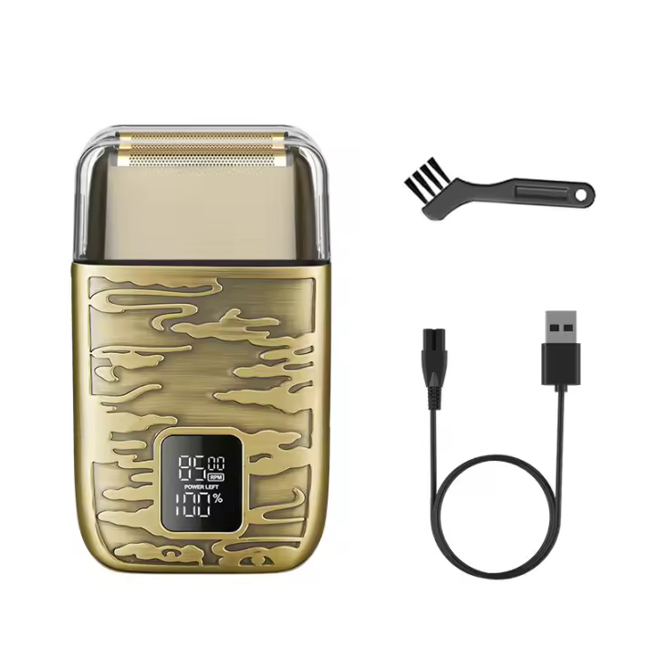 Maquinilla de Afeitar Eléctrica para Hombres Pantalla Digital Limpieza Completa del Cuerpo - 1
