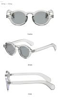 Gafas de Sol Retro con Remaches para Mujeres Lentes Polarizadas UV400 Estilo Punk para Primavera/Verano Deportes y Moda - details 11