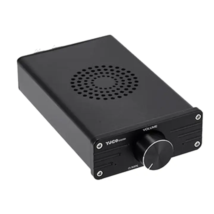 YJCO D325D TPA3255 Mini amplificador de Audio Digital para PC de escritorio de doble canal, sistema estéreo de Audio para el hogar, negro - 1