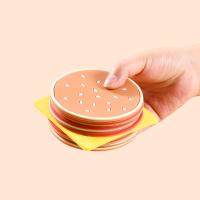 Posavasos de hamburguesa bonito para decoración de mesa, mantel individual antideslizante creativo, resistente al calor, almohadilla para taza antiescaldado, regalo, 6/9/12 Uds. - details 6