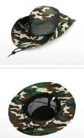 Gorra de Malla Protección UV Ancha para la Playa, Transpirable para Caza, Pesca, Escalada, Senderismo Gorra de Sol para Hombres al Aire Libre - details 0