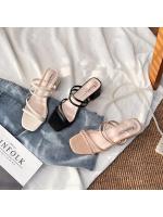 Elegantes Sandalias de Mujer con Tacones Cuadrados Zapatillas de Verano Moda 2025 - details 11