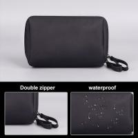 Bolsa de maquillaje de viaje, pequeña bolsa de cosméticos de viaje, bolsa de aseo portátil impermeable con cremallera - details 3