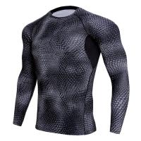 Camiseta térmica con estampado 3D para hombre, ropa interior deportiva, secado rápido, pijamas, blusas - details 10