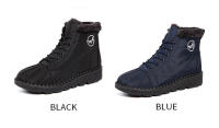 Zapatos de algodón para nieve impermeables antideslizantes, botas cortas de gran tamaño, botas de terciopelo grueso - details 5
