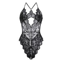 Lencería transparente Call of the night sin entrepierna para mujer, conjunto de encaje con escote en V profundo, sujetadores sexys, mono, disfraces eróticos, conjunto de ropa interior - details 11