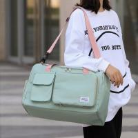 Bolsa de viaje de gran capacidad Weekender bolsas de Lona de noche with Para Zapatos bolsas de fitness Deportivo para Mujeres - details 19