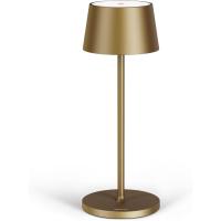 Lámpara LED recargable USB de Mesa Regulable - Larga duración - Luz regulable (Dimmer) con un toque - Casa y restaurante - Protección IP54 - Dorado Oscuro - details 0