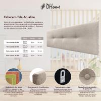 Cabecero de polipiel o tela, cabeceros tapizados, cama de lujo (tela beige, 150 cm (camas 150/160)) - details 2