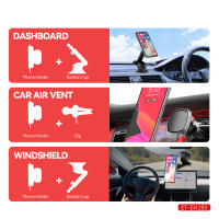 Soporte Magnético Teléfono Coche,  Soporte del Coche Móvil, Universal para Parabrisas y Salpicadero con Ventosa, Ajustable, 6 Imanes Fuertes para Todos los Teléfonos Móviles - details 3