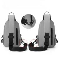 Bolso de pecho informal para hombre, mochila de nailon impermeable para ir al trabajo, bolso cruzado multifuncional de gran capacidad para hombre - details 24