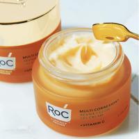 RoC Multi Correxion Revive + Glow 10% Vitamina C Blend Hidratante facial, crema en gel antienvejecimiento para un brillo instantáneo, hipoalergénica y - details 7