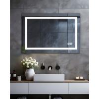 MEESALISA Lisa Espejo de baño Redondo 70 x 70 cm sin iluminación, Espejo de Pared Redondo 700 mm con Marco de Metal Negro Mate, Borde Negro, Vestíbulo, Dormitorio, salón, Decorativo - details 10
