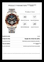 Nuevo reloj mecánico totalmente automático para hombre de la marca suiza, reloj luminoso impermeable. - details 0