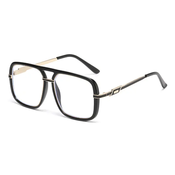 Gafas de sol para mujer, gafas lisas decorativas de doble haz, gafas de sol turísticas antiultravioleta - 1