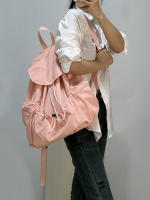 Mochila de moda Práctico diseño de cordón de gran capacidad Nicho casual y liviano hombres y mujeres pueden llevar mochila de tela lavada - details 19