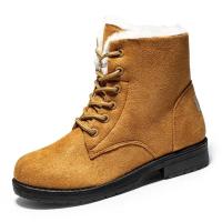 Botas de plataforma de felpa para mujer, zapatos planos para mantener el calor, invierno - details 19