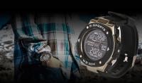 SHUNWAY Reloj deportivo luminoso electrónico multifuncional para exteriores, reloj moderno impermeable para estudiantes - details 1