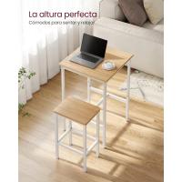 Mesa de Bar con Taburetes Mesa Comedor con 2 Sillas Mesa de Cocina Pequeña Taburetes de Barra - details 19