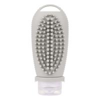 Botella recargable de viaje de silicona, cepillo de limpieza Facial, botellas de champú portátiles, loción, cosméticos, contenedores E - details 0