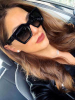 Toyear-gafas de sol cuadradas Vintage para hombre y mujer, lentes de sol de diseñador de marca de lujo, gafas de gran tamaño, UV400 - details 5