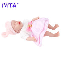 IVITA WG1575 Muñeca Recién Nacida de Silicona 100% Suave y Realista Juguete Educativo para Niños - details 16