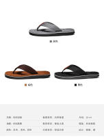 Chanclas de moda con suelas de goma para hombre, zapatillas de playa de verano, sandalias de gran tamaño - details 4