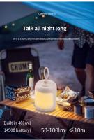 Mini luz LED nocturna recargable por USB para acampar al aire libre, linternas portátiles impermeables, lámpara de escritorio regulable - details 6