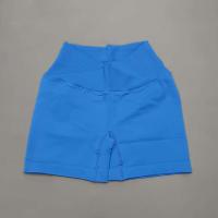 Crossover mujeres deporte gimnasio entrenamiento correr cintura alta Yoga Push Up cadera sin costuras Fiess Shorts - details 12