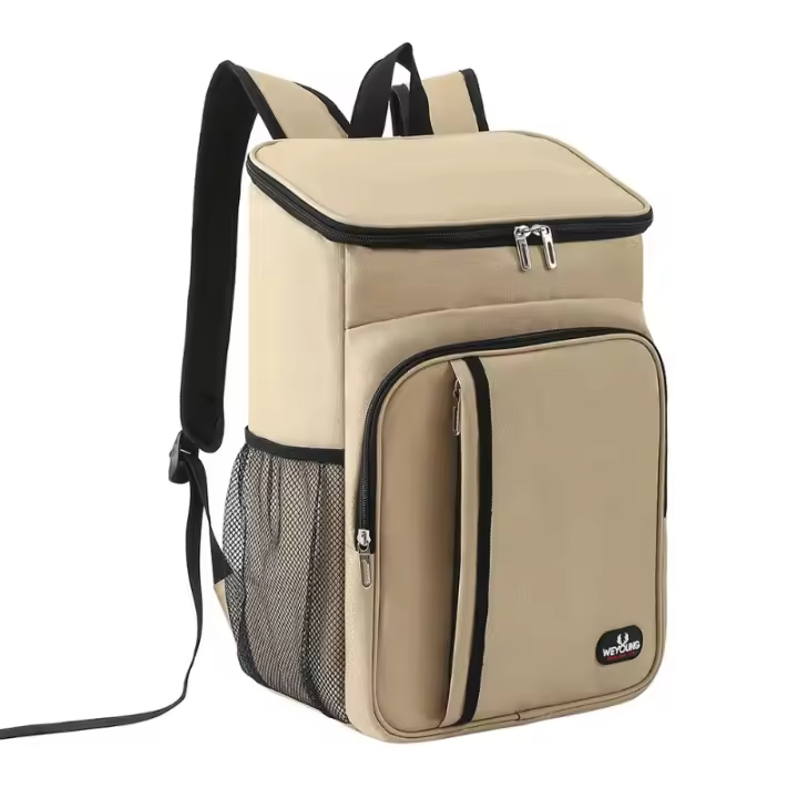 Bolsa de almuerzo térmica portátil de 18L, caja de comida duradera, refrigerador impermeable, funda con aislamiento de hielo, barbacoa, Camping, Oxford, mochilas para cena, Icebox - 1