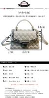 Bolso de mujer de la marca Hong Kong2025Nueva Bolsa Cuadrada Pequeña Acolchada de Alta Gama, Bolso de Hombro Cruzado Blanco - details 0