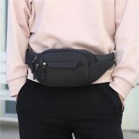Cintura universal para hombres y mujeres Bolso cruzado de moda de color sólido - details 21