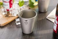 Vaso de cerveza de titanio para acampar, villa VIE al aire libre, beber con amigos y reuniones, TI 9001350 ml - details 9