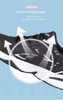 Zapatos deportivos informales para hombre de talla grande, de alta calidad, transpirables, parte superior de cuero de fibra ultrafina, suela elástica, cómodos - details 6